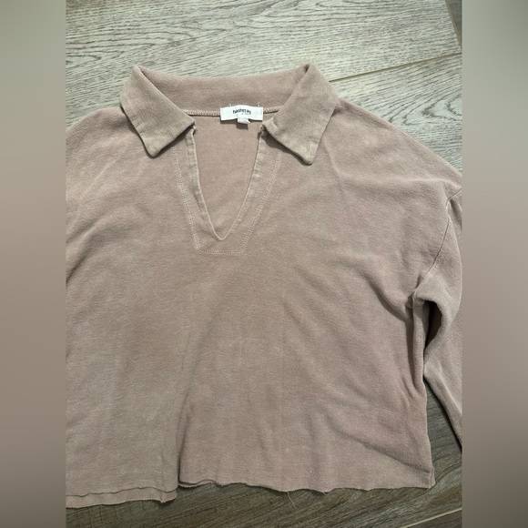 Hashtag | Polo Slit Neck Sweatshirt / Longsleeve - Picture 4 of 6